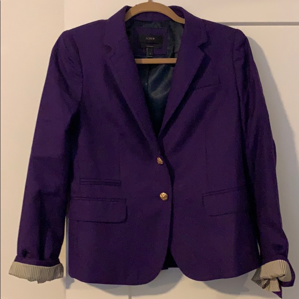 Purple blazer